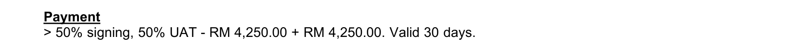 Payment